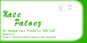 mate palocz business card